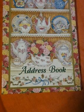4/$25 Deal! Vintage Floral Address Book